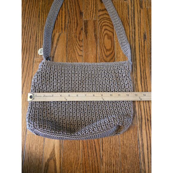 The Sak Tan/ Taupe Crochet Handbag Purse - Picture 12 of 12